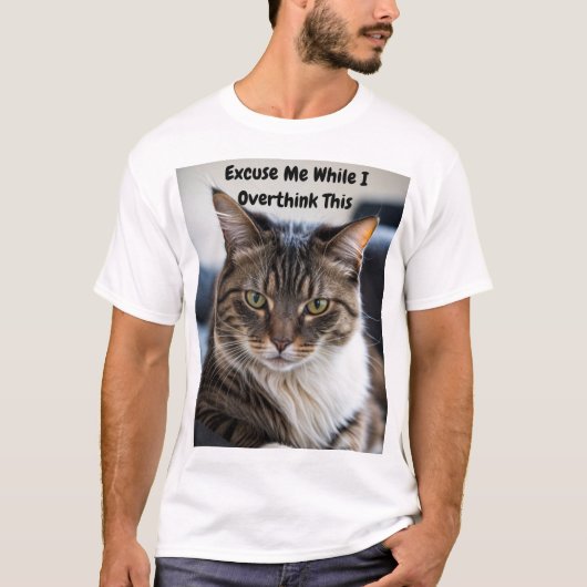 T-shirt Chat Sarcastique (Devant)