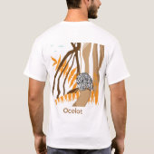 T-shirt Chat sauvage d'Ocelot (Dos)