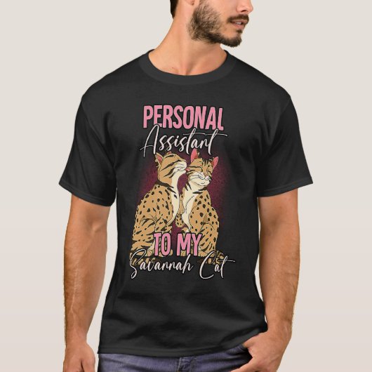 T-shirt Chat Savannah 10 (Devant)