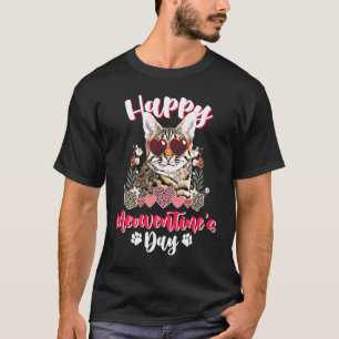 T-shirt Chat Savannah Meowentines Saint-Valentin