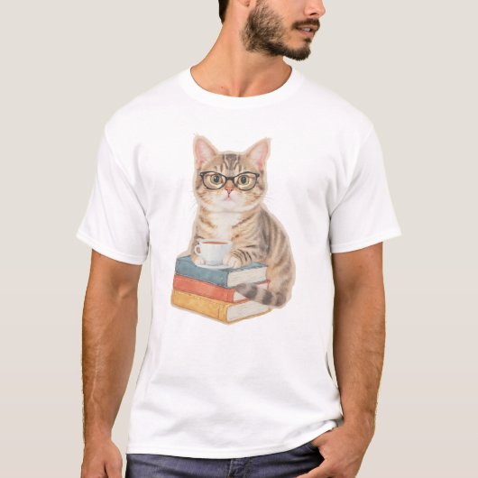 T-shirt Chat Savant (Devant)