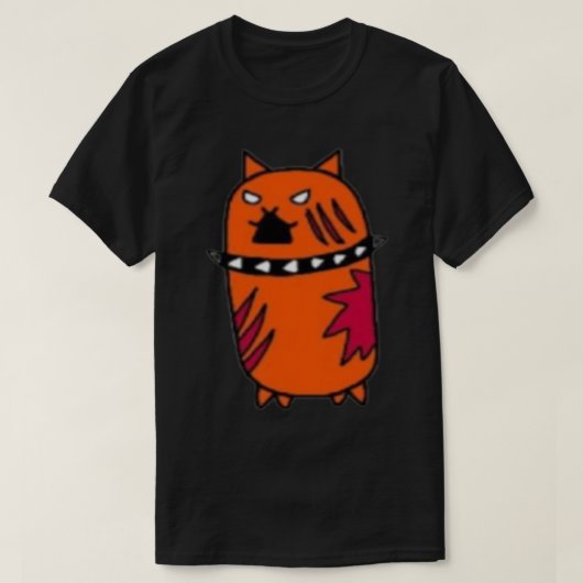 T-shirt Chat Scar de chats de combat (Design devant)