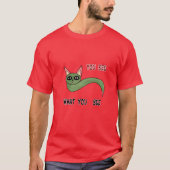 T-shirt Chat serpent drôle (Devant)