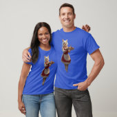 T-shirt Chat serveuse vintage (Unisexe)