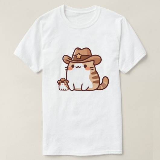T-shirt Chat Shérif (Design devant)