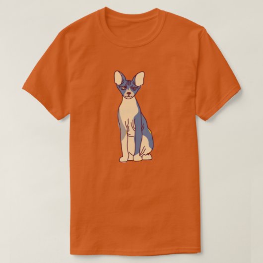 T-shirt Chat Siamese (Design devant)