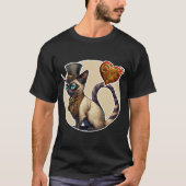 T-shirt Chat Siamese (Devant)