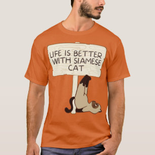 T-shirt chat siamois