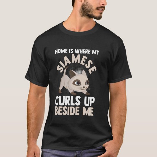 T-shirt Chat siamois (Devant)