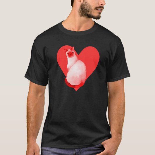T-shirt Chat siamois (Devant)