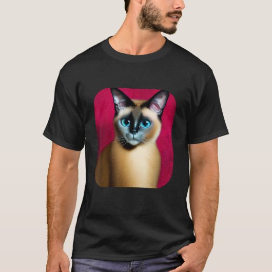 T-shirt chat siamois 1 (Devant)