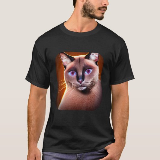T-shirt chat siamois 5 (Devant)