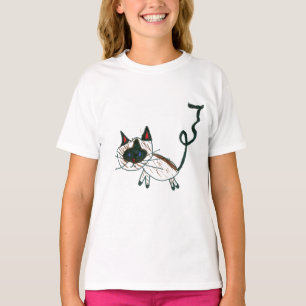 T-shirt Chat siamois de bonsaïs