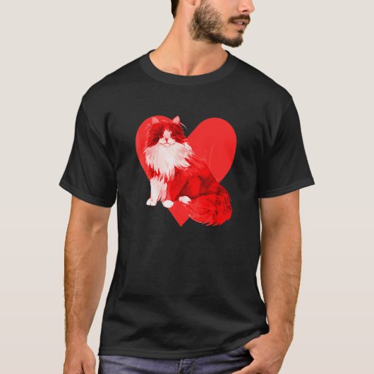 T-shirt Chat sibérien (Devant)