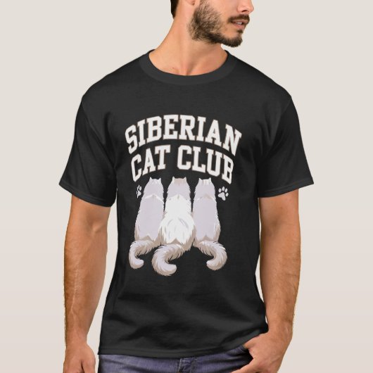 T-shirt Chat sibérien (Devant)