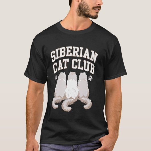 T-shirt Chat sibérien (Devant)
