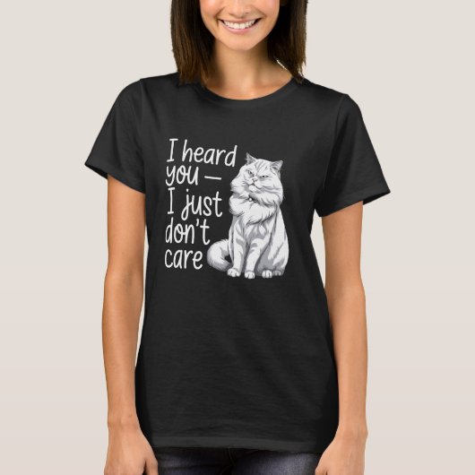 T-shirt Chat sibérien hilarant (Devant)