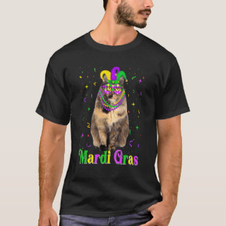 T-shirt Chat Sibérien mignon Animaux Amoureux Mardi Gras C