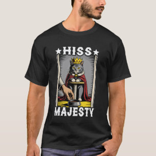 T-shirt Chat Sifflement Majesté Amateur de Chat Drôle de C