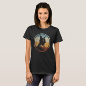 T-shirt Chat Somali de style rétro (Devant entier)