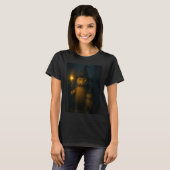 T-shirt Chat sorcier drôle et bizarre pour Halloween Meme (Devant entier)