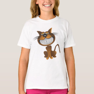 T-shirt Chat souriant