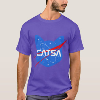T-shirt Chat Space Chat Nasa Parodie