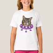 T-shirt Chat spatial (Devant)