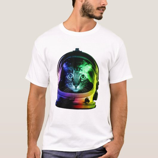 T-shirt Chat spatial (Devant)