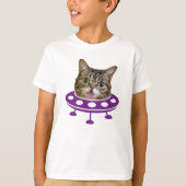 T-shirt Chat spatial (Devant)