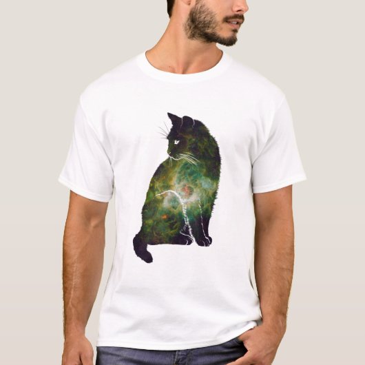 T-shirt Chat spatial (Devant)