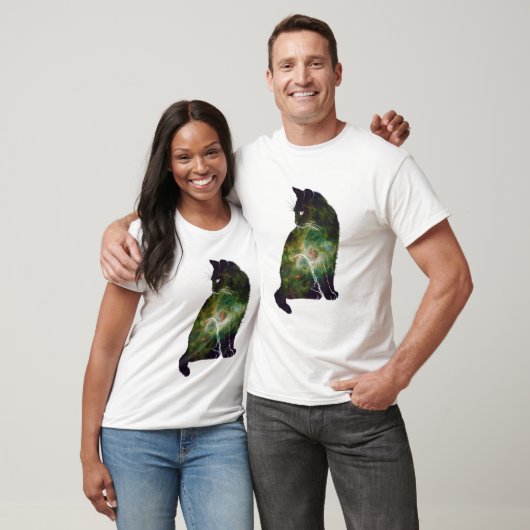 T-shirt Chat spatial (Unisexe)