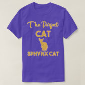 T-shirt Chat Sphyn parfait  (Design devant)