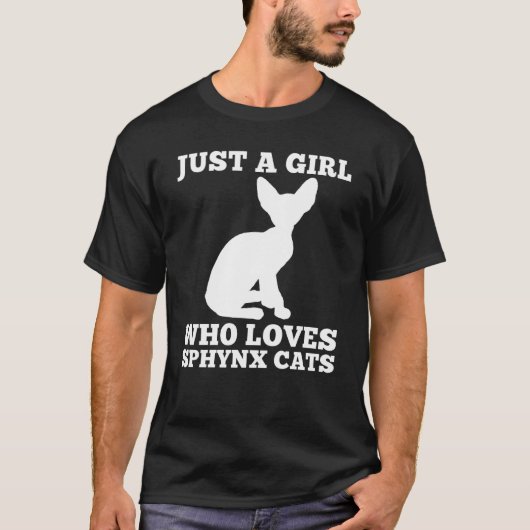 T-shirt Chat Sphynx (Devant)