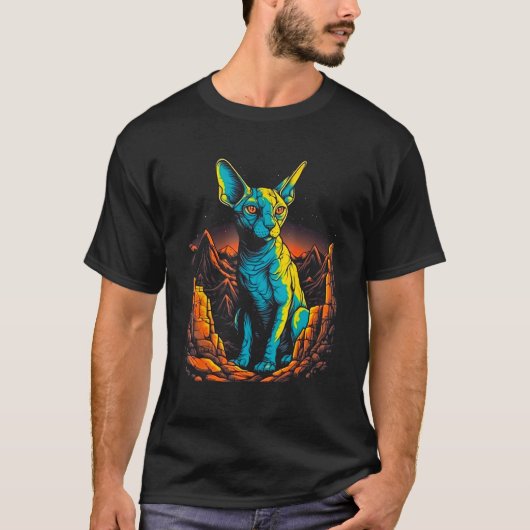 T-shirt Chat Sphynx 1 (Devant)