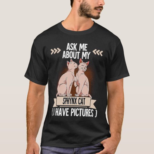 T-shirt Chat Sphynx  7 (Devant)