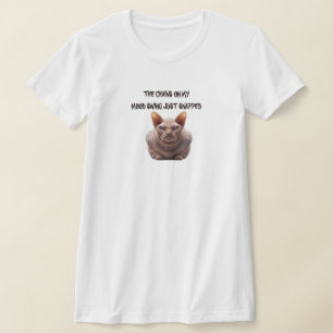 T-shirt Chat Sphynx Changement d'Humeur