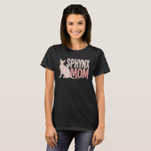 T-shirt Chat Sphynx Mama (Devant entier)