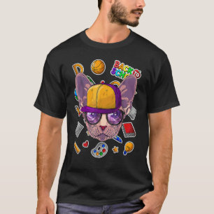 T-shirt Chat Sphynx Mignon Retour à l'école Maternelle