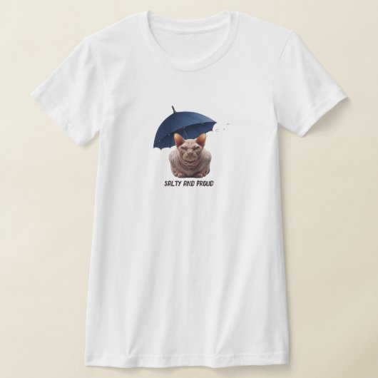 T-shirt Chat Sphynx Salé (Poser)