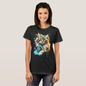T-shirt Chat Splash Maine Coon 1 (Devant entier)