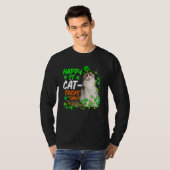 T-shirt Chat St patrick St Catricks Journée Hommes Femmes (Devant entier)