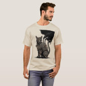 T-shirt Chat Steampunk (Devant entier)