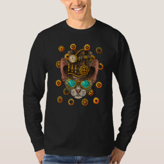 T-shirt Chat Steampunk Devon Rex Médiéval Victorien à Vape