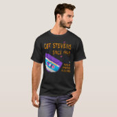 T-shirt Chat Stevens Depuis 1948 Musique (Devant entier)