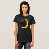 T-shirt Chat sur la lune (Devant entier)