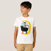 T-shirt Chat sur la lune (Devant entier)