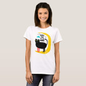 T-shirt Chat sur la lune (Devant entier)