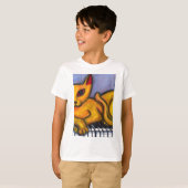 T-shirt Chat sur le piano (Devant entier)