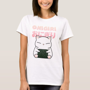 T-shirt Chat Sushi Ball de riz